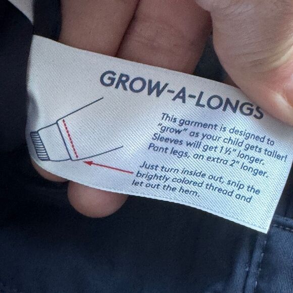 Lands' End Youth Squall Waterproof Insulated Iron Knee Snow Pant Unisex 14 Husky - Picture 15 of 16